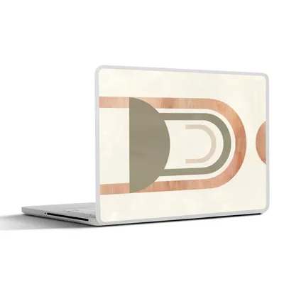 Produktbild von MuchoWow® Laptop Aufkleber Sticker Cover Design - Rosa - Abstrakt 30x21 cm - Sticker für Laptop - Selbstklebend