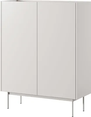 Produktbild von Kommode Beistellkommode Highboard COLO 03 kaschmir / linea eiche