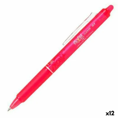Obrázek produktu pro Pero Pilot Frixion Clicker smazatelný inkoust růžové 0,4 mm 12 kusů
