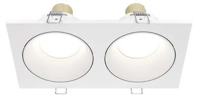 Immagine prodotto di Luce da incasso, alluminio, 2 luci, bianco, IP65, L 17 cm