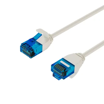 Produktbild von Patchkabel cat. 6 U/UTP slim, weiß 10,0m