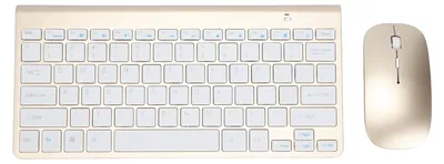 Obrázek produktu pro Kombinace klávesnice a myši, bezdrátová, 2,4 G USB, ultratenká, přenosná, ergonomická, odolná proti opotřebení a vhodná pro notebooky