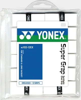 Produktbild von Yonex Super Grap weiß 12er Tennis - Griffbänder, 196220121700000
