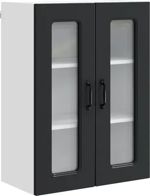 Productafbeelding van vidaXL Vaatwasserfront Kalmar, zwart, 60 x 31 x 80 cm