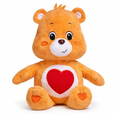Produktbild von Care Bears XL Kuscheltier 45 cm Schmusebärchi Tenderheart Bear Plüschtier Rot mit Herz für Kinder & Sammler