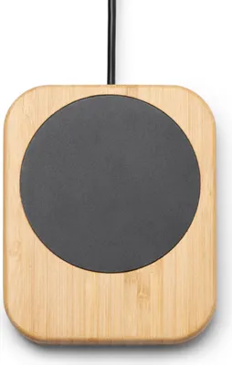 Produktbild von Tassenwärmer mit Bambusgehäuse und USB-C Anschluss