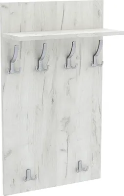 Produktbild von AKKE Weiss Craft Garderobenpaneel MAXI - ALU haken BxH: 60x120 cm