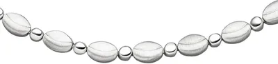 Produktbild von 5,4mm Collier Halskette 925 Silber teilmattiert & rhodiniert 45cm Halsschmuck