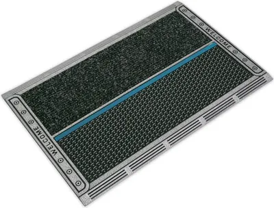 Produktbild von Dual Fußabtreter Fußmatte für Innen und Aussen I 65 x 44cm Rechteckig