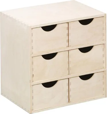 Obrázok produktu pre Zeller zásuvkový úložný box Zásuvkový box Brezové drevo