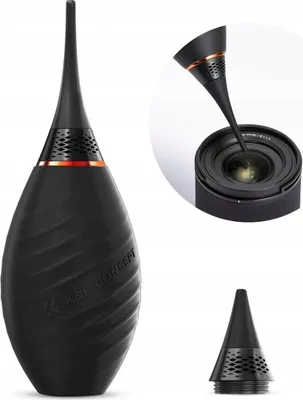 Immagine prodotto di Soffiatore 2-in-1 per la pulizia delle ottiche delle fotocamere K&F / KF08.041 / Nero
