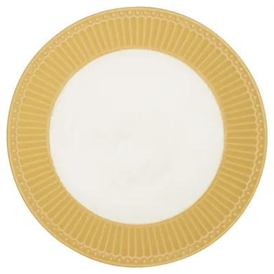 Produktbild von Greengate Alice Frühstücksteller honey mustard 23 cm