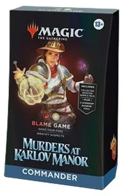 Immagine prodotto di Magic: The Gathering Commander: Murders at Karlov Manor: Blame Game Command
