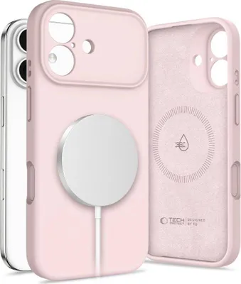 Zdjęcie produktu dla Etui Tech-Protect Silicone Magsafe Na Iphone 17 - Różowe