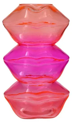 Produktbild von Gift Company Vase Lippe LŽamour Orange Pink (26cm)