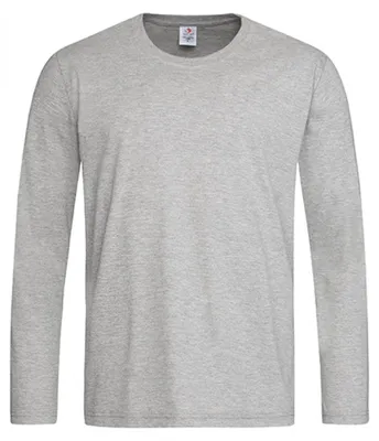 Produktbild von Stedman ST2500 | Classic Long Sleeve Herren T-Shirt - Farbe: Grey Heather - Größe: 3XL