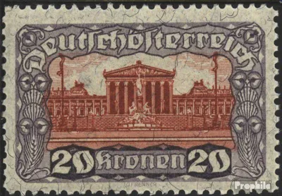 Produktbild von Briefmarken Österreich 1919 Mi 291A postfrisch Freimarken