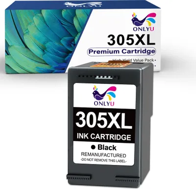 Produktbild von [600 Seiten pro schwarzer] 305XL Ersatz für HP 305 Envy 6010 6020 6030 Envy Pro 6420 6430 DeJsket 2700 2710 2720 2724 DeskJet Plus 4110 4120 4130