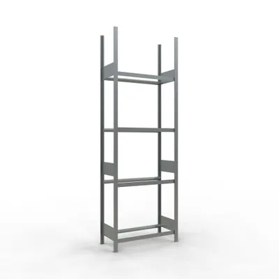 Produktbild von Rädergrundregal 2750x900x400 mm - 4 Ebenen à 900 mm, verzinkt