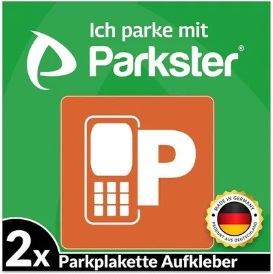 Productafbeelding van Zichtbare parkeersticker voor achterruit - Verwijderbaar en UV-bestendig