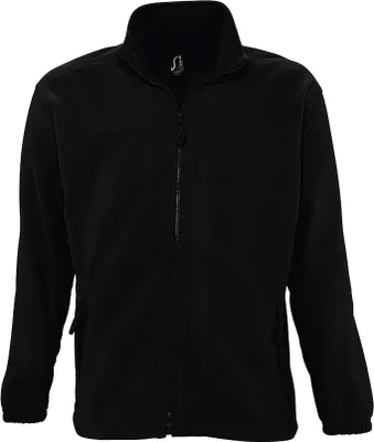 Produktbild von SOLS Herren Outdoor Fleece Jacke North PC343 (XL) (Schwarz)