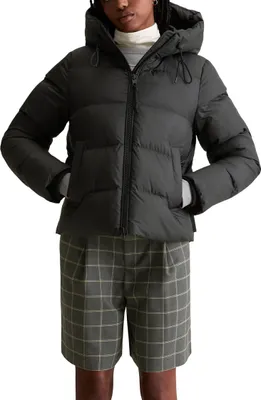 Immagine prodotto di Giacca imbottita da donna in denim di Marc O'Polo, con cappuccio e trattamento idrorepellente