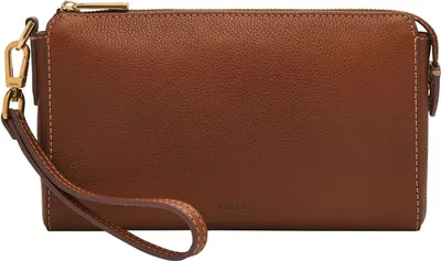 Immagine prodotto di FOSSIL borsa da polso borsa per utensili Gift Wristlet Medium Brown marrone