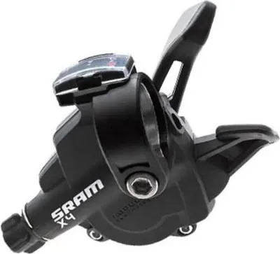 Produktbild von Sram X4 3s Trigger Index Vorderer Schalthebel Schwarz  Schwarz One Size