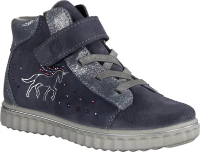 Produktbild von Ricosta Jeannie 8300500131 Mädchen, Boots, Leder, Blau, wasserdicht - Kinderschuhe Gefütterte Kinderstiefel Gr. 18 - 42, Blau, leder (velour/comet)