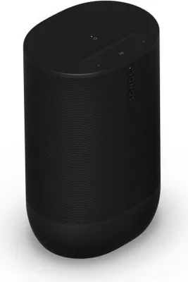 Produktbild von Sonos Move 2, Verkabelt & Kabellos, USB Typ-C, Tragbarer Stereo-Lautsprecher, Schwarz, Berührung, Tropfsicher, Schockresistent, Wasserfest