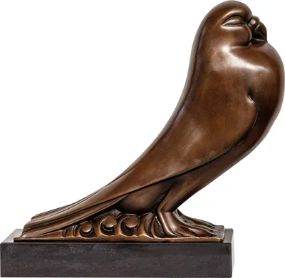 Produktbild von Bronzeskulptur Taube Vogel Antik-Stil Bronze Figur Skulptur Statue 33cm