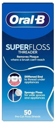 Productafbeelding van Oral-B Superfloss Regular Threader (50 stuks)
