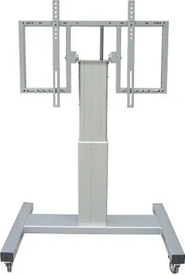 Image de ITB OM06184 Chariot et support multimédia Noir, argent Chariot multimédia pour écran plat