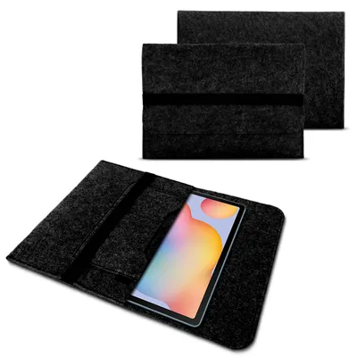 Produktbild von Tablet Tasche für Samsung Galaxy Tab A7 10,4 Sleeve Hülle Filz Cover SchutzhülleFarbe:Dunkelgrau