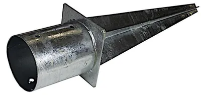 Produktbild von Bodenhülse Einschlagbodenhülse rund Ø 120 mm 60 cm Pfostenträger verzinkt