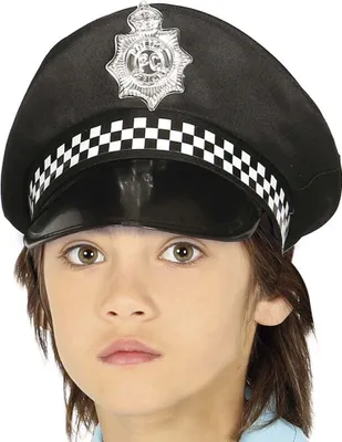 Produktbild von Polizei Mütze für Kinder in Schwarz