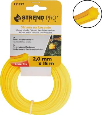 Produktbild von Trimmerfaden Grazer Pro Hepta 2,0 mm, L-15 m, HEX 2 Stück