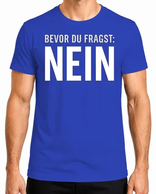 Immagine prodotto di Before you ask No funny sarcastic cheeky saying gift T-shirt da uomo, blu, L
