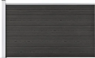 Produktbild von Gartenzaun WPC 175x105 cm Grau , Drahtzäune Design 2024