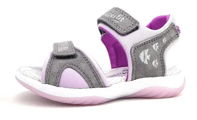 Image de Superfit - Sandales pour filles, modèle Sunny, couleur grise, chaussures de loisirs