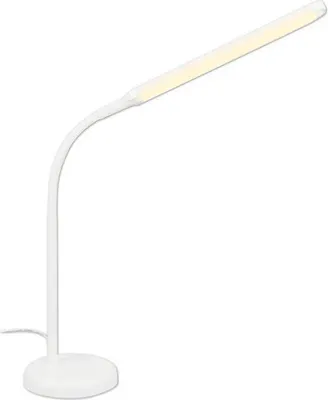 Zdjęcie produktu dla Lampa stołowa LED BRILONER, ściemniana stopniowo, ciepłe białe światło, biała, 37 x 13 x 47 cm