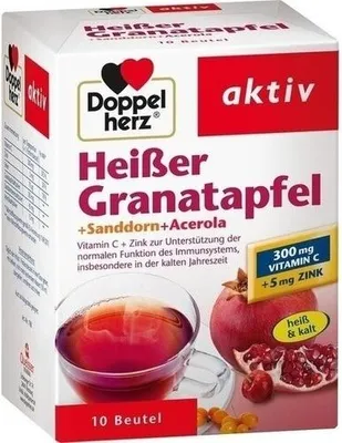 Produktbild von DOPPELHERZ heißer Granatapfel+Sanddorn+Acerola