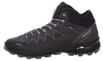 Produktbild von Grisport Uni Echtleder Outdoor Schnürer  'Deep Vesuvio' anthrazit/schwarz, Herren:36 EU