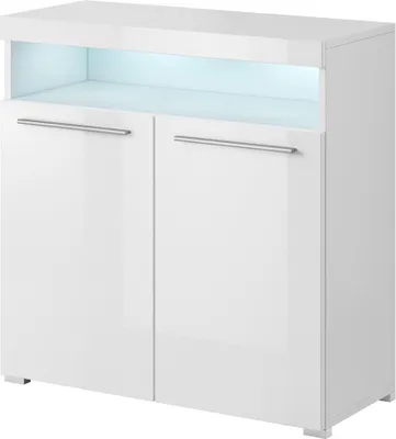Produktbild von Meublorama HA-INDIA-2497DE45*1C/32KG, 2 Tür(en), Weiß, Mitteldichte Faserplatte (MDF), 2 Jahr(e), 390 mm, 910 mm