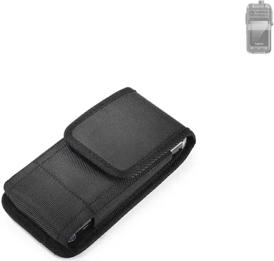 Produktbild von Holster Gürteltasche kompatibel mit RugGear RG440 Holster Gürtel Tasche wasserabweisend Handy Hülle Schutz Hülle Outdoor schwarz K-S-Trade