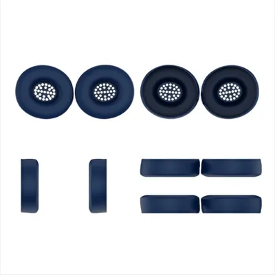 Image de INF Coussinets de remplacement en silicone pour Beats Solo 4 - Paire Bleu