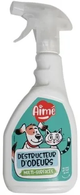 Zdjęcie produktu dla Spray neutralizujący zapachy dla zwierząt - AIMÉ - SDESTRUCT'ODEUR dla kotów lub gryzoni - 500 ml - Zapach konwalii