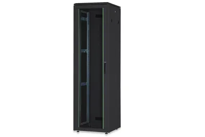 Produktbild von Netzwerkschrank Unique Serie - 600x600 mm (BxT) (schwarz, 22 Höheneinheiten)