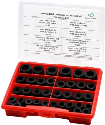 Produktbild von Famanu Gummidichtungen 500 Stück - 3/8 Zoll bis 3/4 Zoll