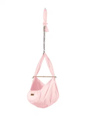 Produktbild von Baby Federwiege Komplett Set in rosa
